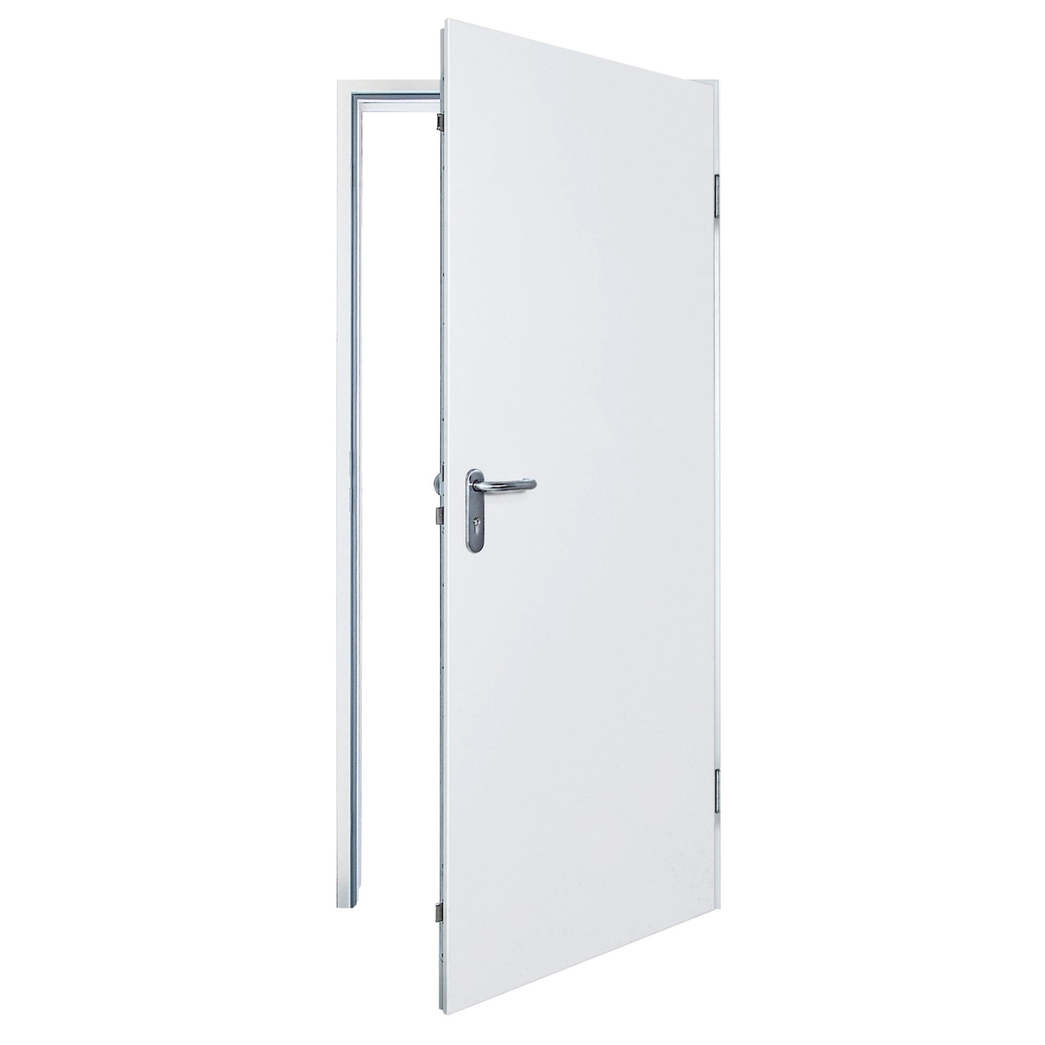 Hörmann Sicherheitstür KSI 40-1 RC2 Verkehrsweiß 75 cm x 187,5 cm DIN R