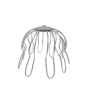 Verzinktes Rinnensieb NW 60 für Dachrinnen, Laubschutz für Fallrohre.