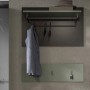 Inn.Furn Garderobenpaneel Set in Salbei und Grau 80 cm Cooper_5