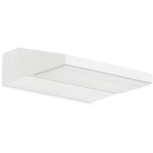 Weiße Telefunken LED-Außenleuchte Bergen, 10W, für die Wandmontage.