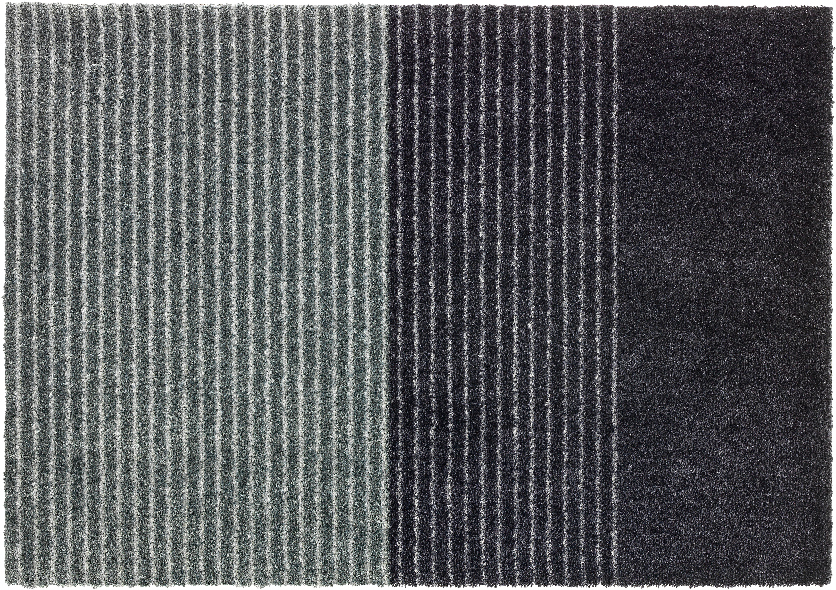 Schöner Wohnen Sauberlaufmatte Manhattan 50 cm x 70 cm Streifen  Anthrazit-Grau kaufen bei OBI
