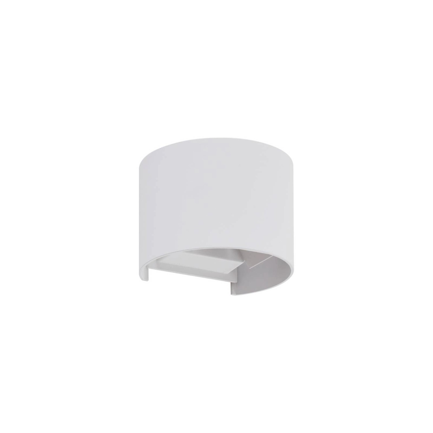 Lindby LED Wandleuchte Außen Nivar 10019779 Spritzwassergeschützt Modern in Weiß aus Metall 1-flammig