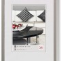 Walther Design Aluminium Bilderrahmen Chair, Stahl, 40x60 cm. Dekoartikel für Wohnaccessoires.