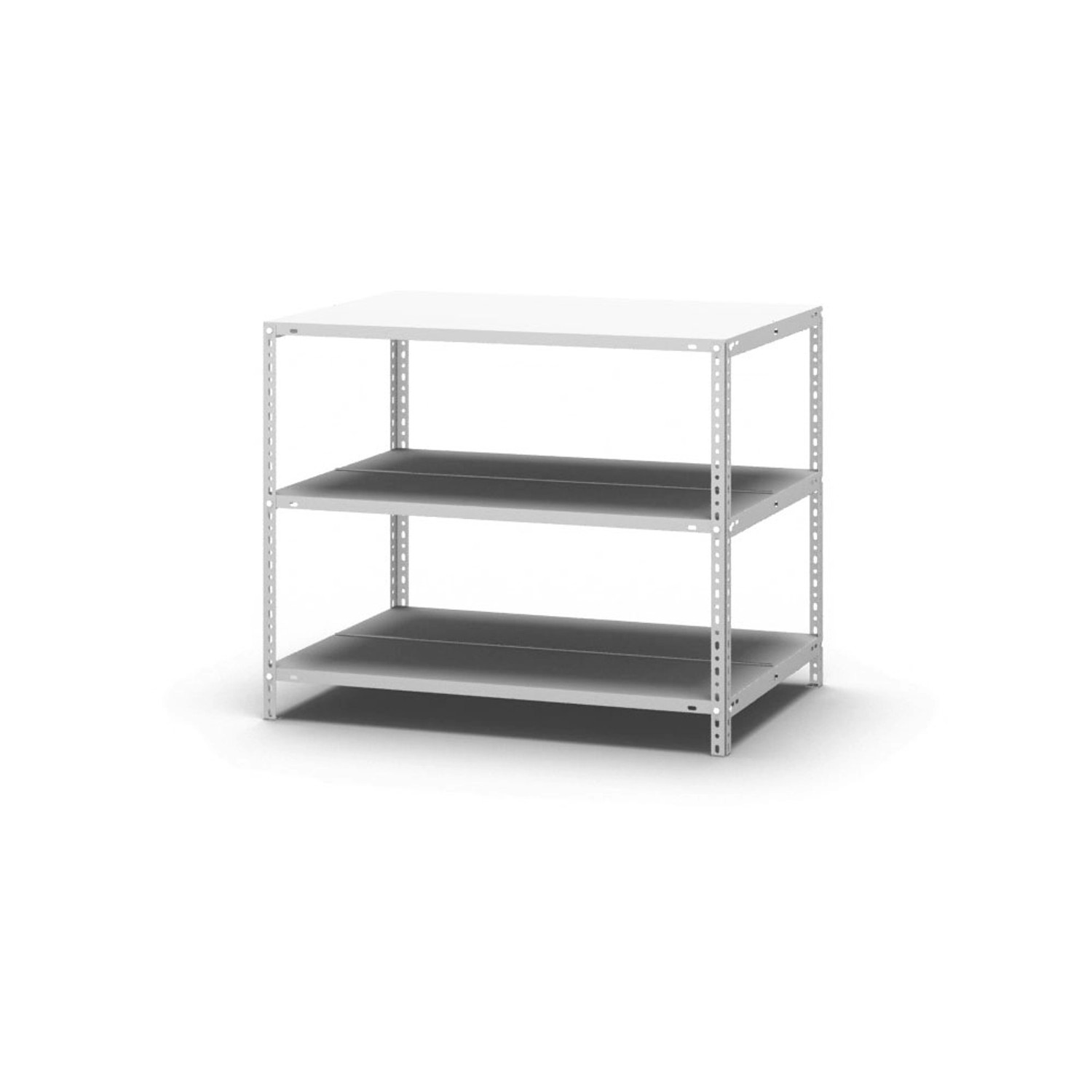 PROREGAL Aktenregal Schraubsystem Grundregal HxBxT 80 x 100 x 60 cm 3 Ebene günstig online kaufen