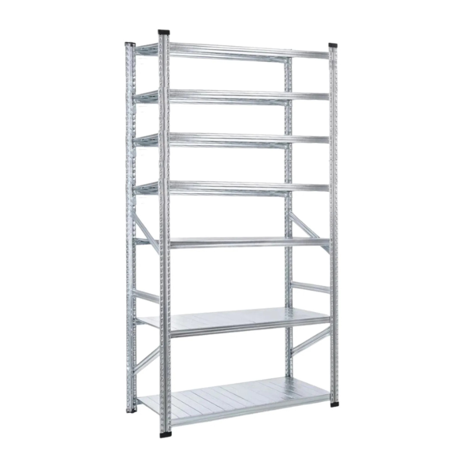 PROREGAL Fachbodenregal Proximo  Stecksystem 250 x 150 x 32 cm 7 Ebenen Beidseitig Verzinkt