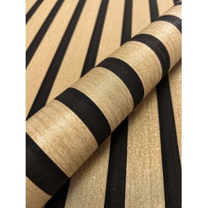 Newroom Vliestapete Berrin Gold Holzpaneele Modern Strukturiert FSC®