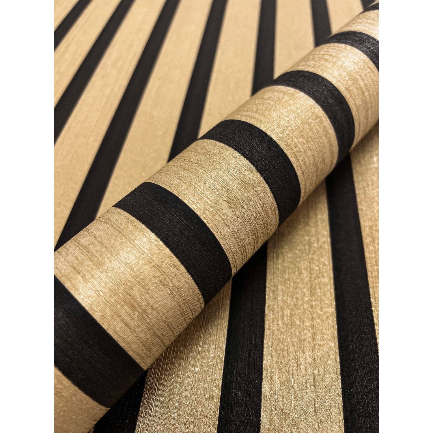 Newroom Vliestapete Berrin Gold Holzpaneele Modern Strukturiert FSC® günstig online kaufen