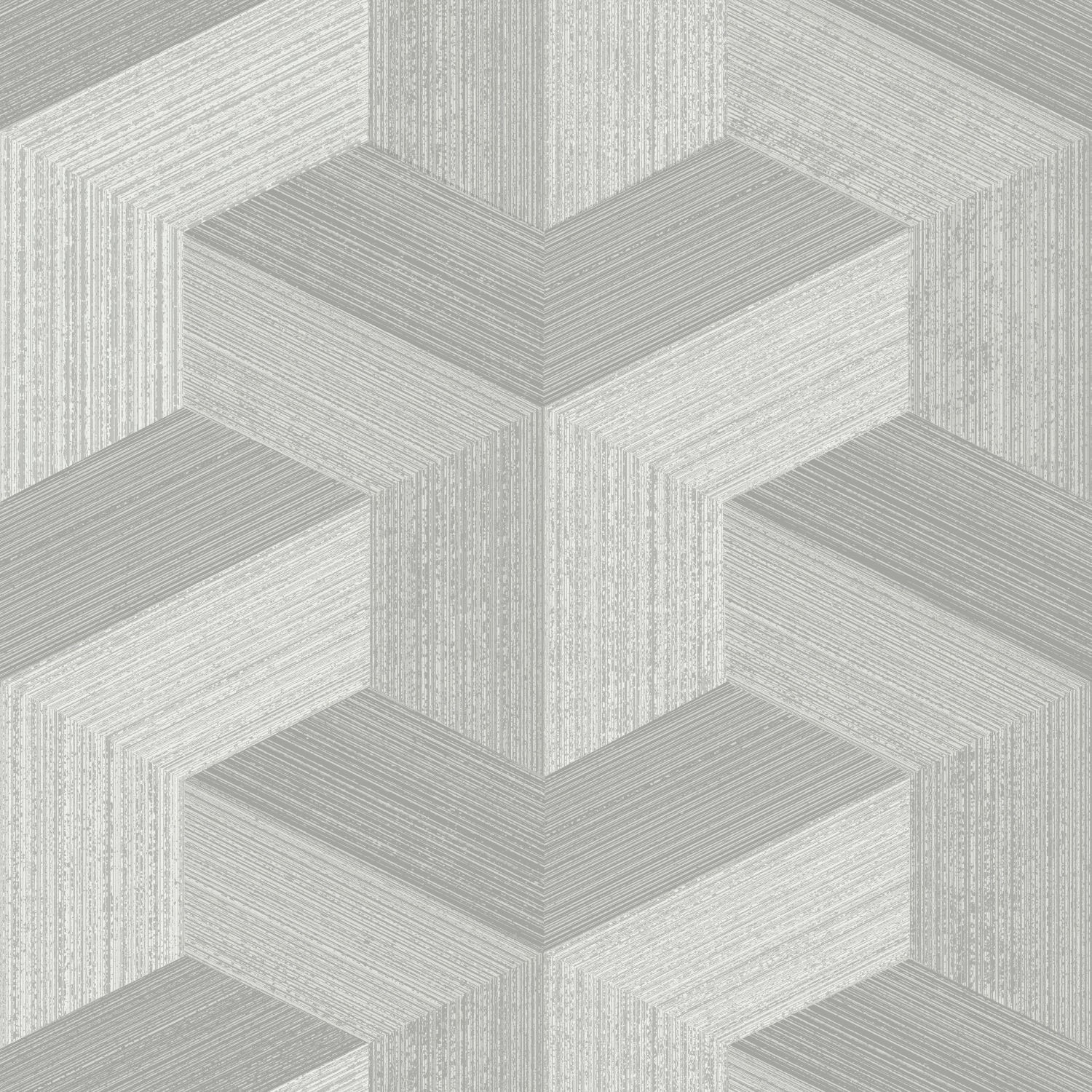 Origin Wallcoverings Öko-Strukturtapete 3D-Muster Grau 0.53 x 10.05 m 34794 günstig online kaufen