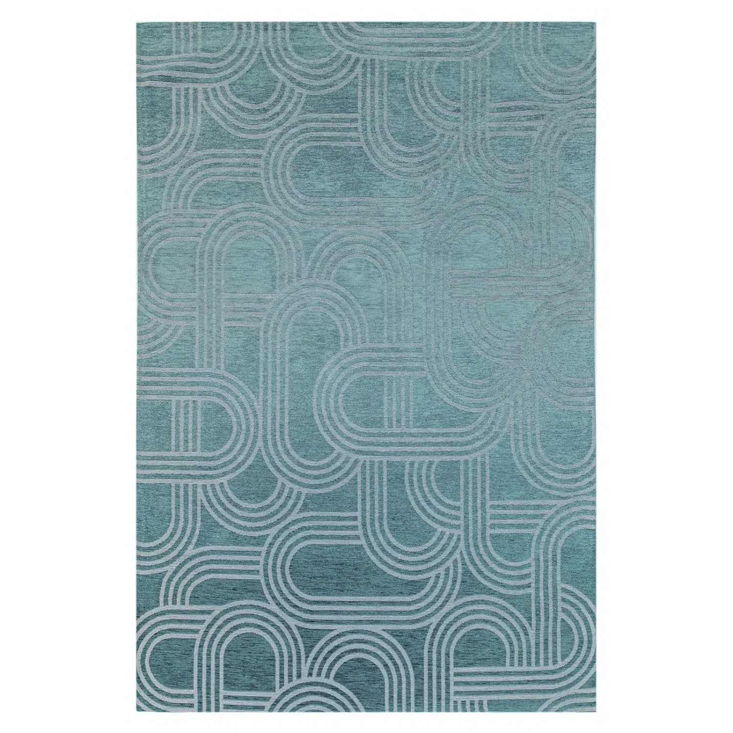 Lola&Moi Teppich Blue Glow Blau 200x280cm