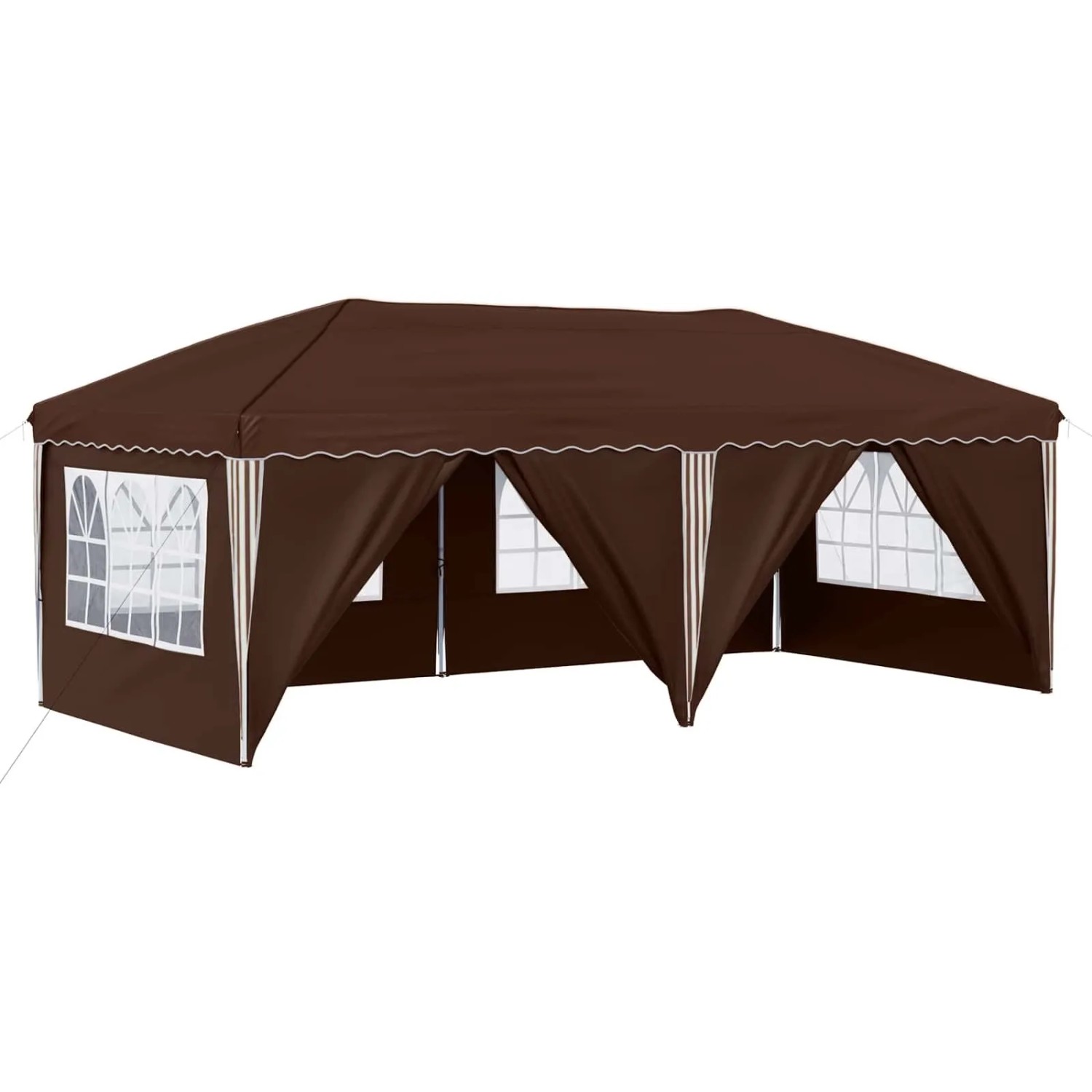 vidaXL Pop-Up Partyzelt 575 x 288 x 245 cm Braun 42019808