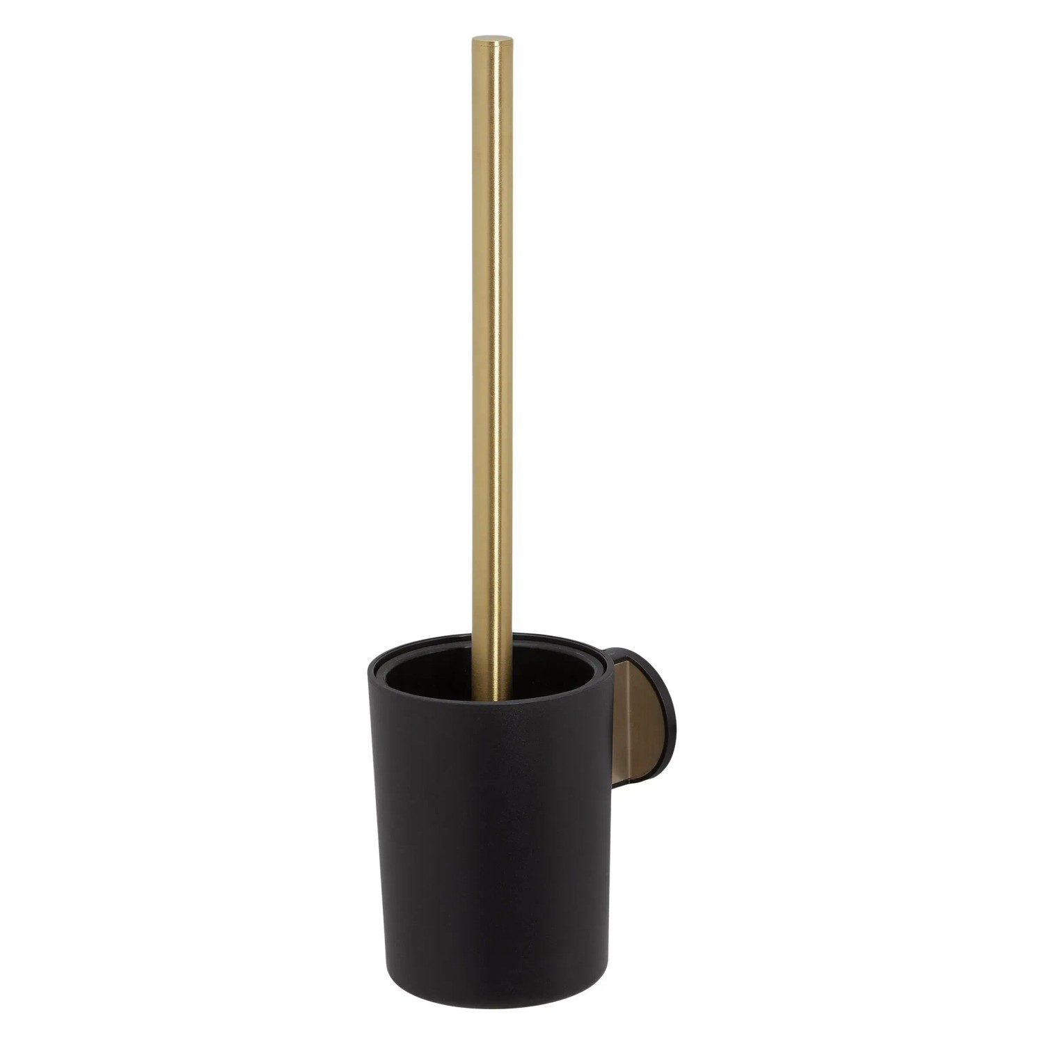 Tiger Tune WC-Bürste mit Halter, Messing gebürstet und Schwarz. WC-Garnitur für Badezimmer und Gäste-WC.