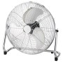 OBI Bodenventilator BV-3.45 Chrom, Windmaschine mit 3 Stufen und Neigungswinkel.