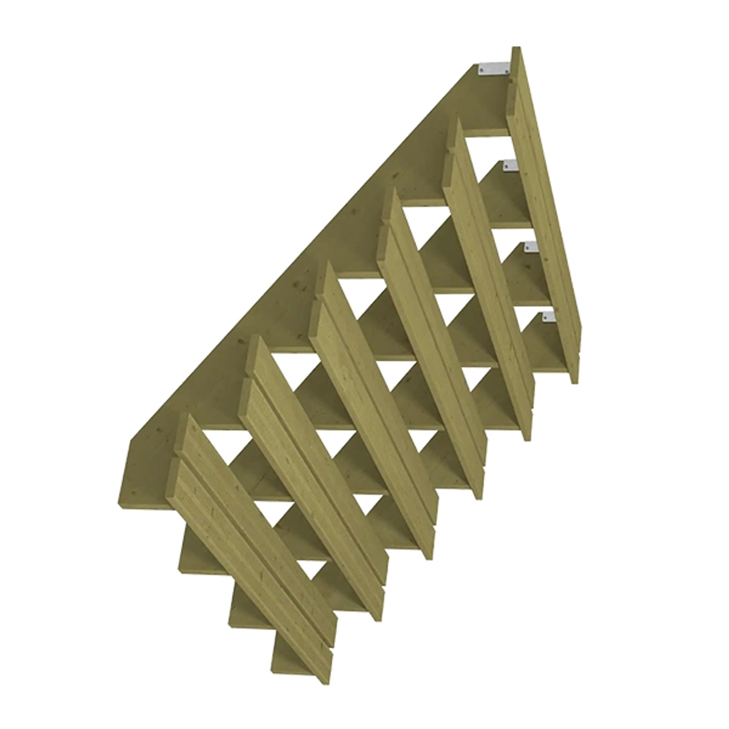 Plus A/S  Terrassentreppe 6 Stufen 150x102x180 cm Druckimprägniert NTR Kl A günstig online kaufen
