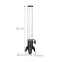 Relaxdays Biersäule Kunststoff Transparent Mit Zapfhahn 82 cm x 18,5 cm x 22,5 cm 1,9 kg_4