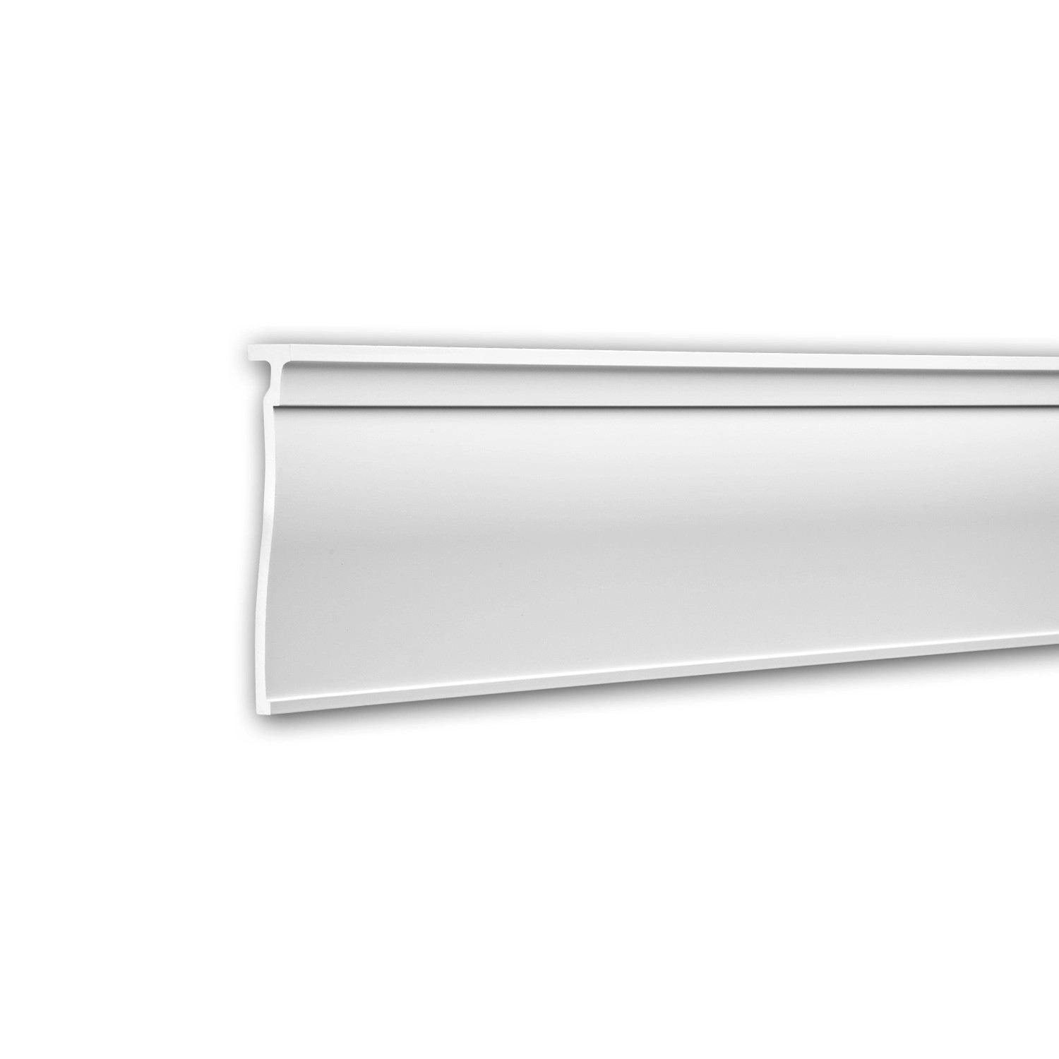 PROFHOME 151601 Wand- und Friesleiste Stuckleiste Zierleiste Friesleiste 2 m 200 cm x 4,0 cm x 21,5 cm Weiß