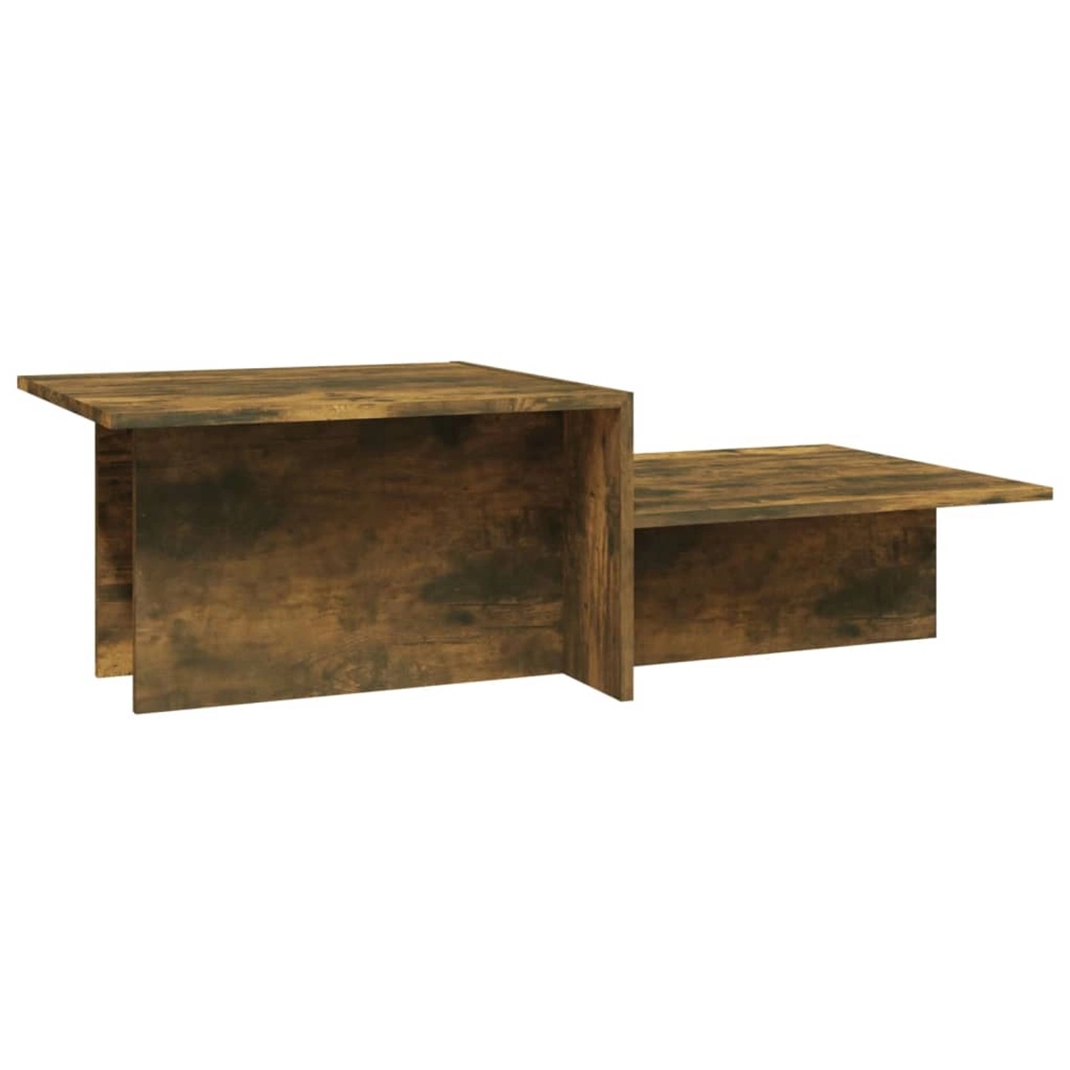 vidaXL Couchtisch Räuchereiche 111,5x50x33 cm Holzwerkstoff 815144