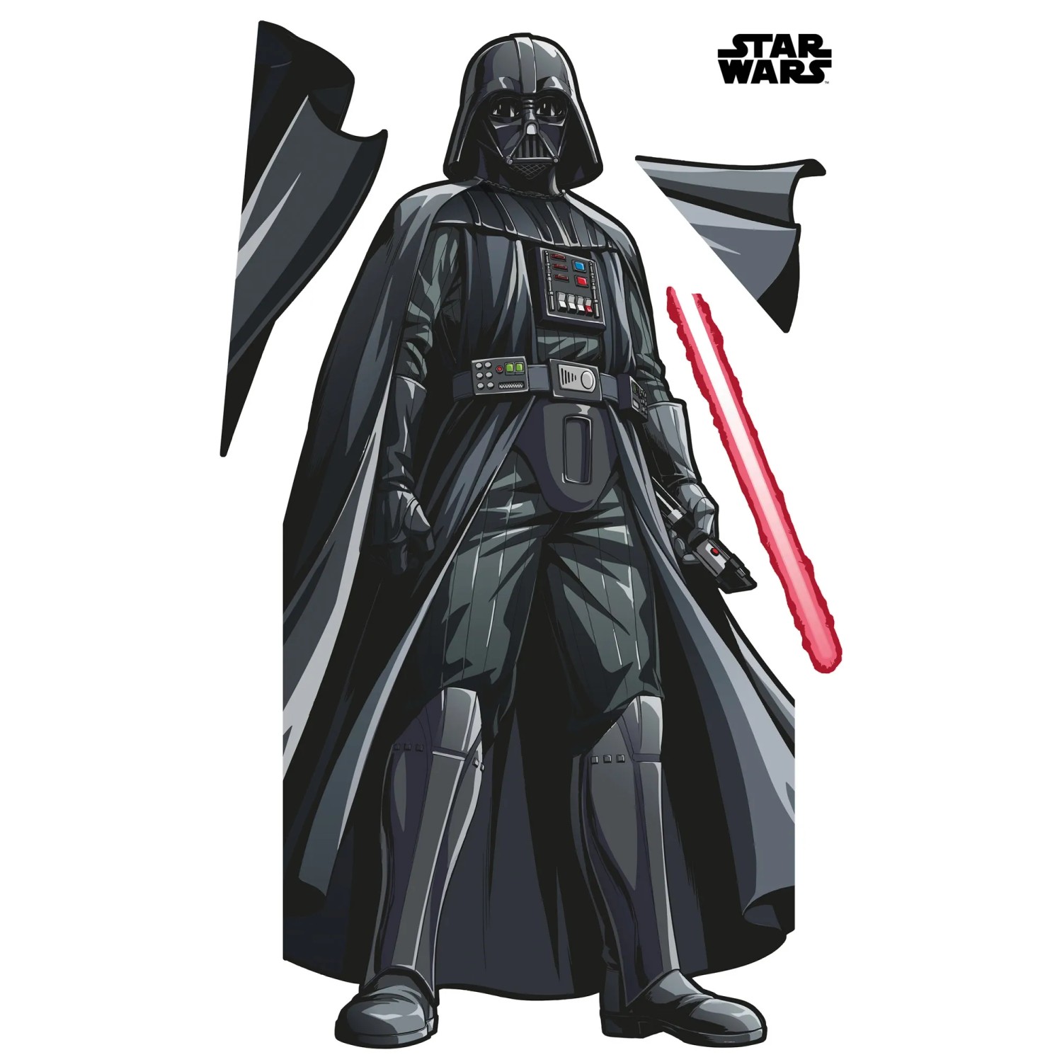 Komar Vliestapete Star Wars XXL Darth Vader, glatt, bedruckt, Comic, Retro, (1 St), 127 x 200 cm (Breite x Höhe)