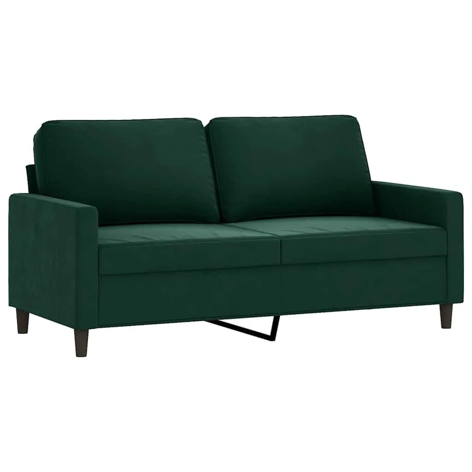 vidaXL 2-Sitzer-Sofa Dunkelgrün 140 cm Samt 359201 günstig online kaufen