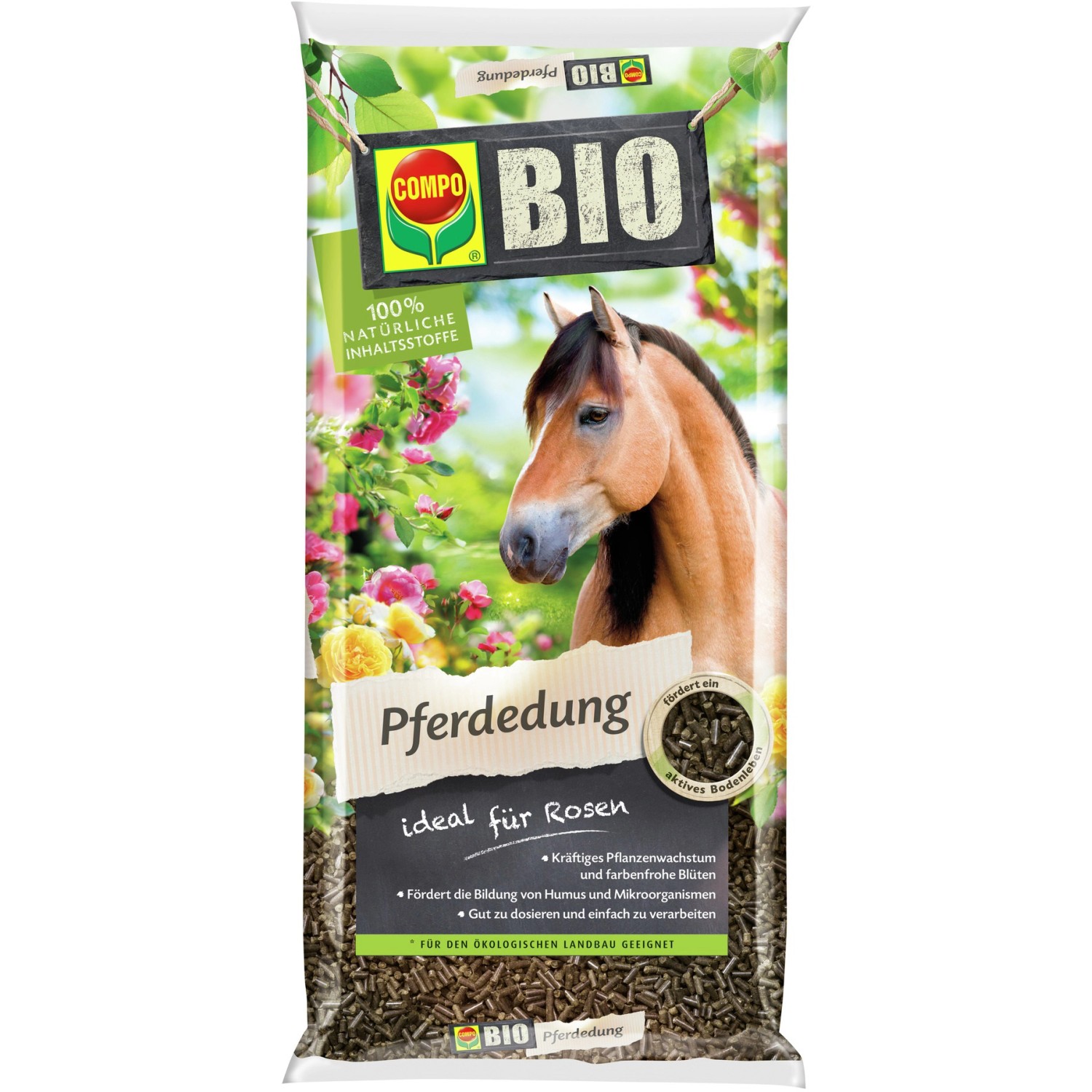 Compo Bio Pferdedung für Rosen 12 kg günstig online kaufen