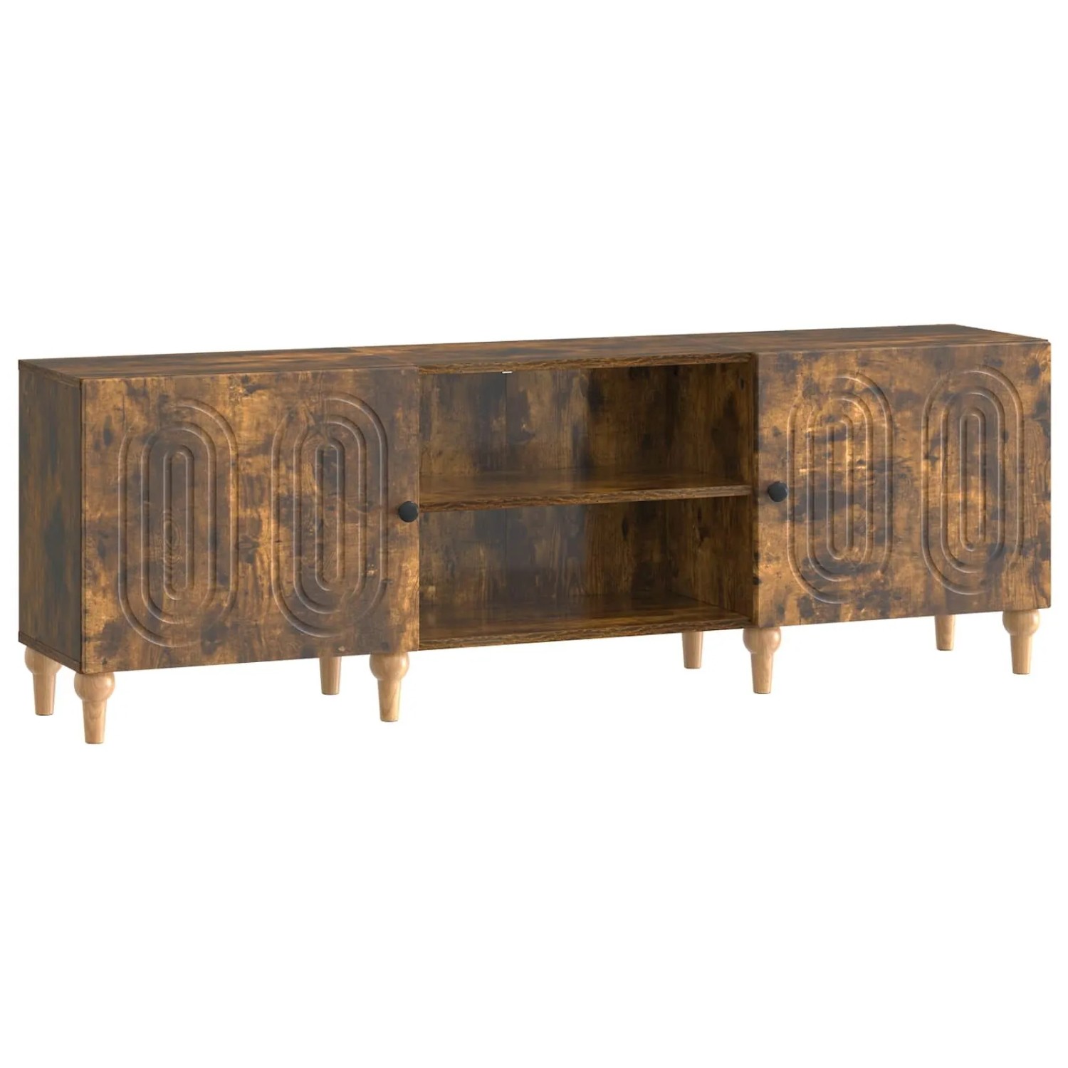 vidaXL TV-Schränk Geräucherte Eiche 150 x 31 x 50 cm Holzwerkstoff 894230