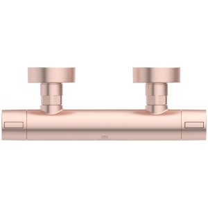 Ideal Standard Brausethermostat Aufputz DN 15 in Rosé, Thermostat für Dusche mit Verbrühschutz.