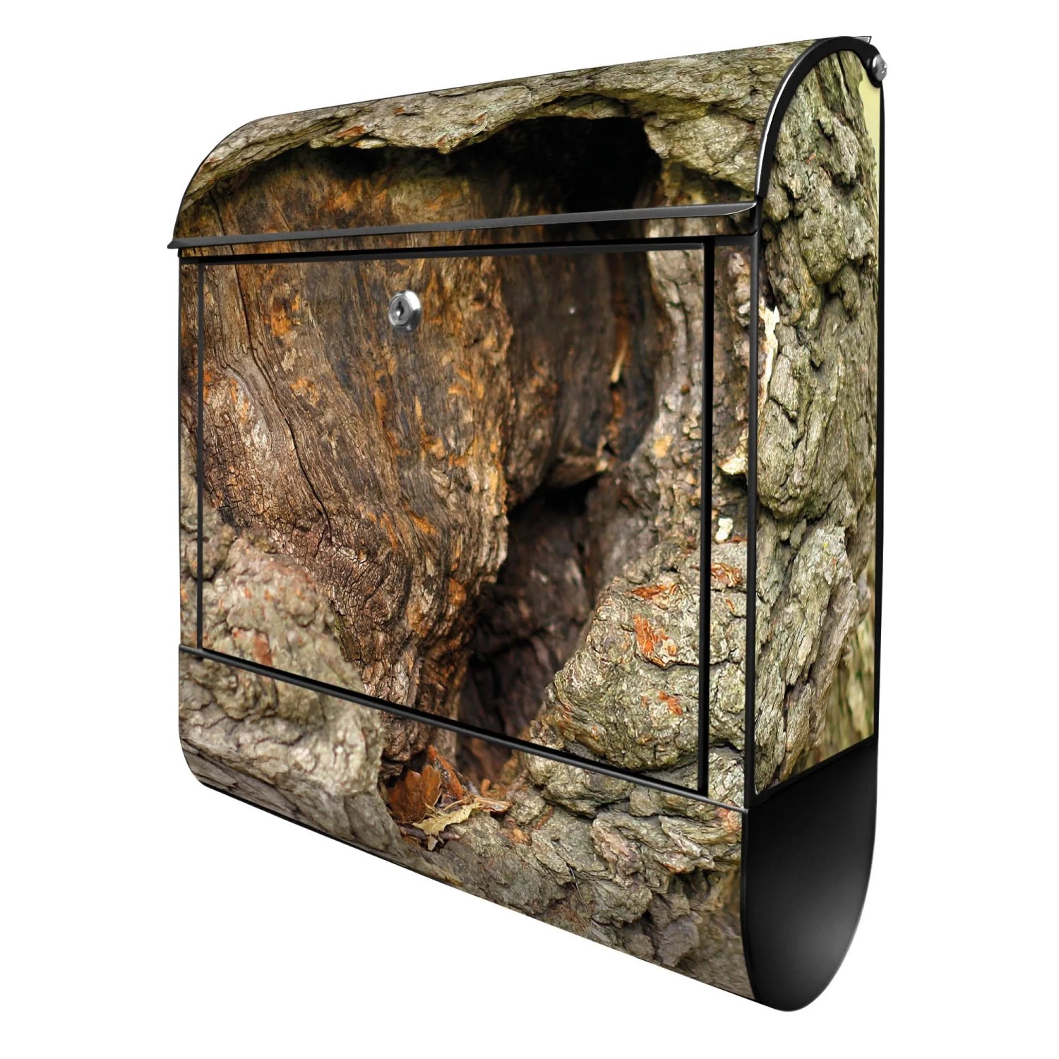 Banjado Design Briefkasten Schwarz Pulverbeschichtet 39x47x14cm 2 Schlüssel günstig online kaufen