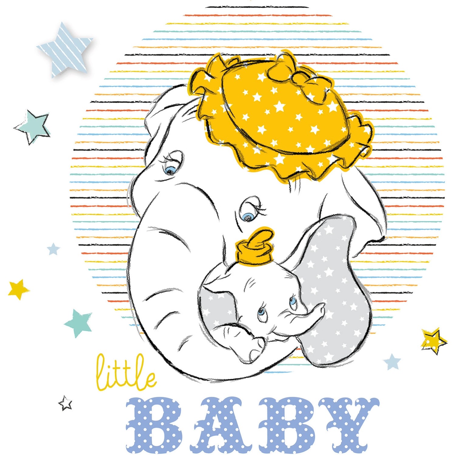 Komar Wandbild Dumbo Baby 50 x 70 cm