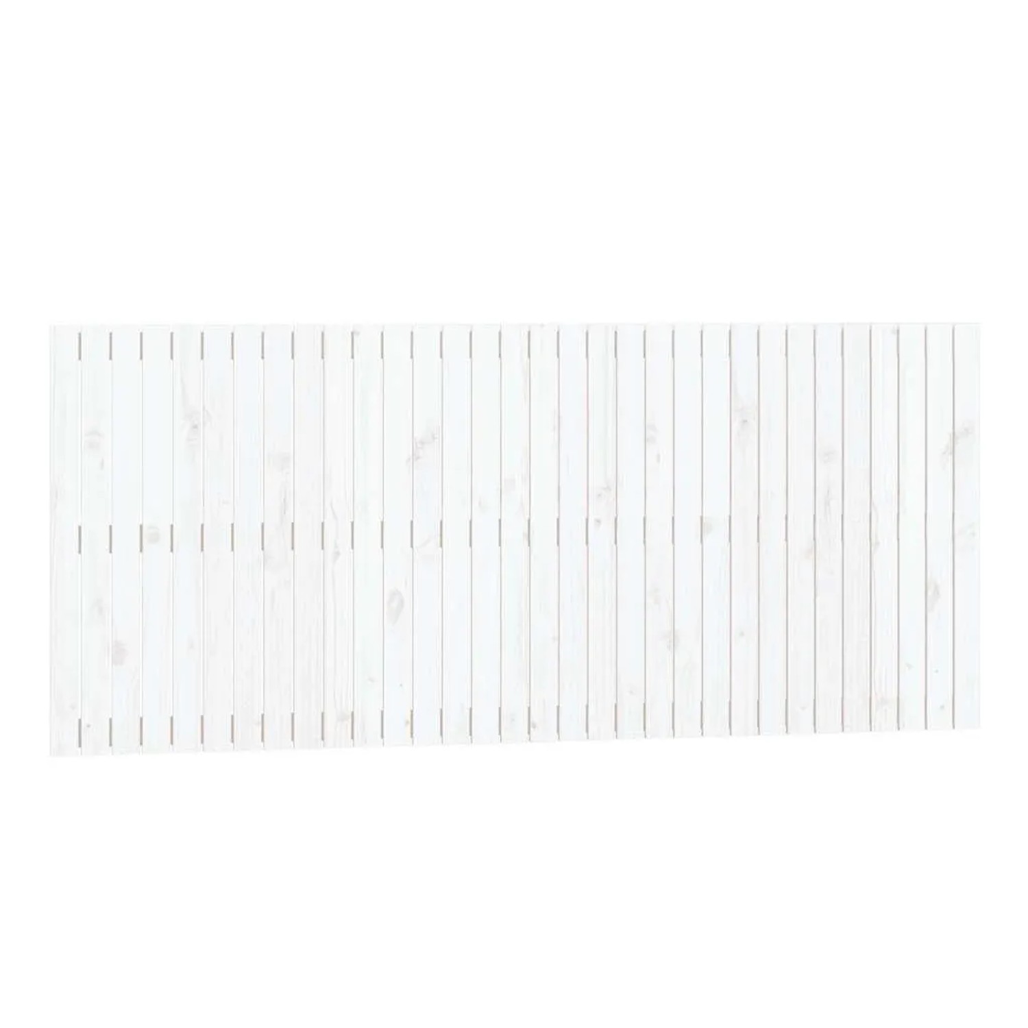 vidaXL Wand-Kopfteil Weiß 204x3x90 cm Massivholz Kiefer 824879