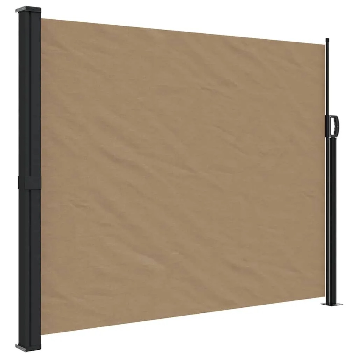 vidaXL Seitenmarkise Ausziehbar Taupe 160x300 cm 4004319