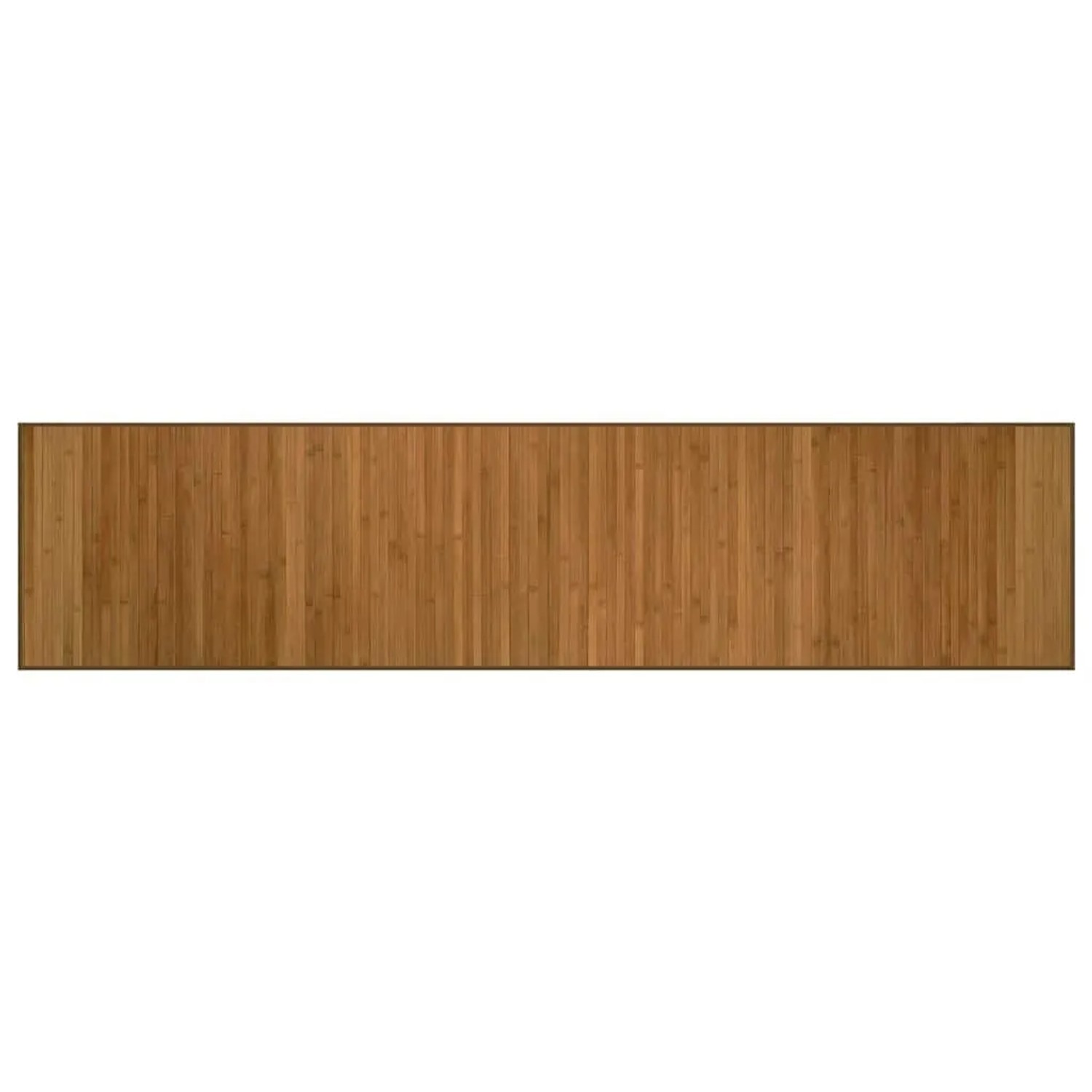 vidaXL Teppich Rechteckig Braun 70x300 cm Bambus 376878