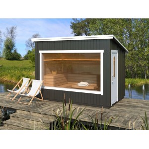 Fjordholz Design Saunahaus Modell Kalle