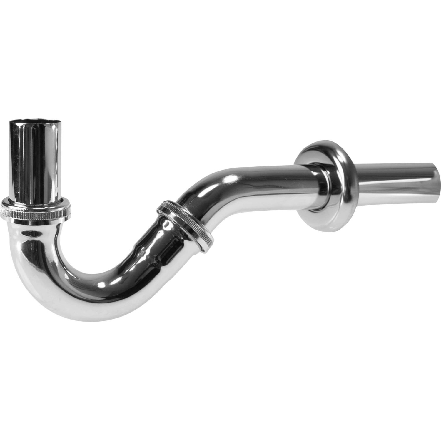 LUX Bidet Röhrengeruchsverschluss 38,9 mm (G 1 1/4) Chrom