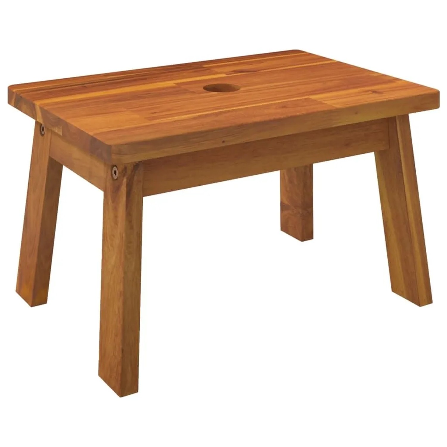 vidaXL Tritthocker 38x26x22 cm Massivholz Akazie 153332