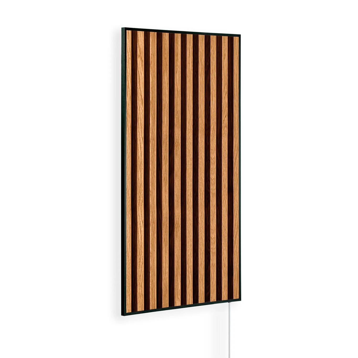 Könighaus Infrarotheizung Holzpaneel Ambient Edition 1.200 W Schwarz