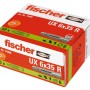 Fischer Universaldübel UX 6x35 R im 50er Pack, geeignet für alle Baustoffe.