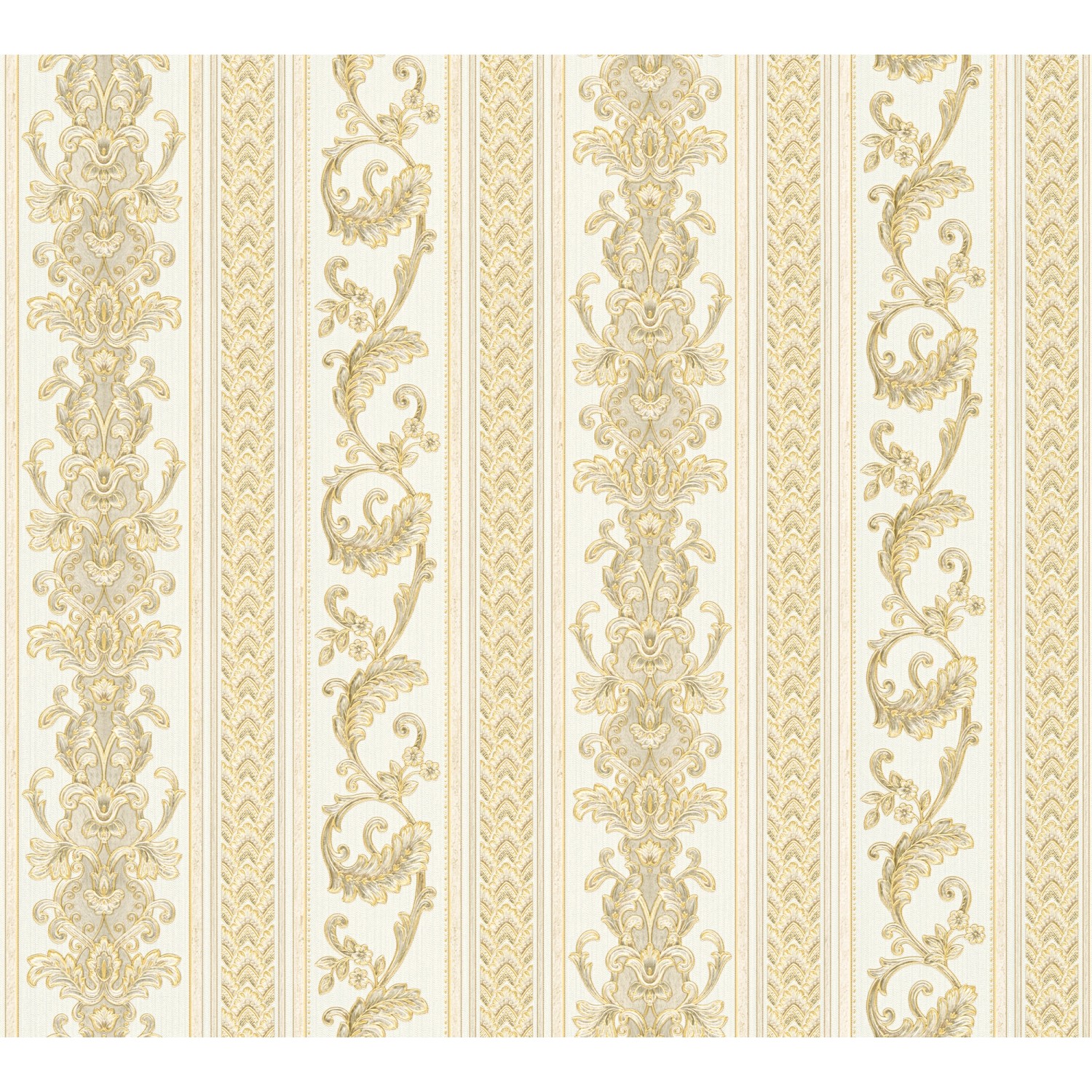 Bricoflor Elegante Barock Tapete mit Vinyl Vlies Barocktapete Elegant für S günstig online kaufen