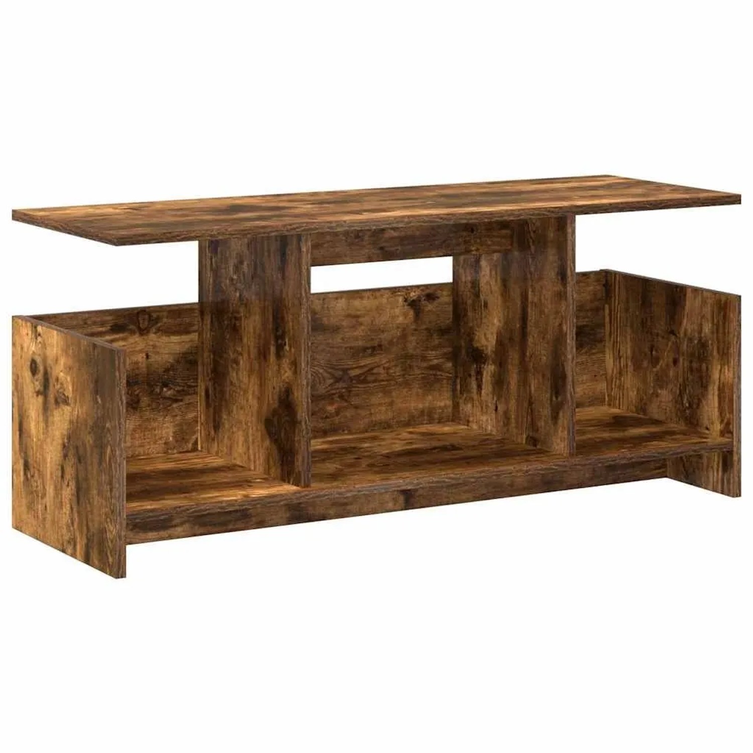 vidaXL TV-Ständer Geräucherte Eiche 102 x 35 x 45 cm Holzwerkstoff 890996