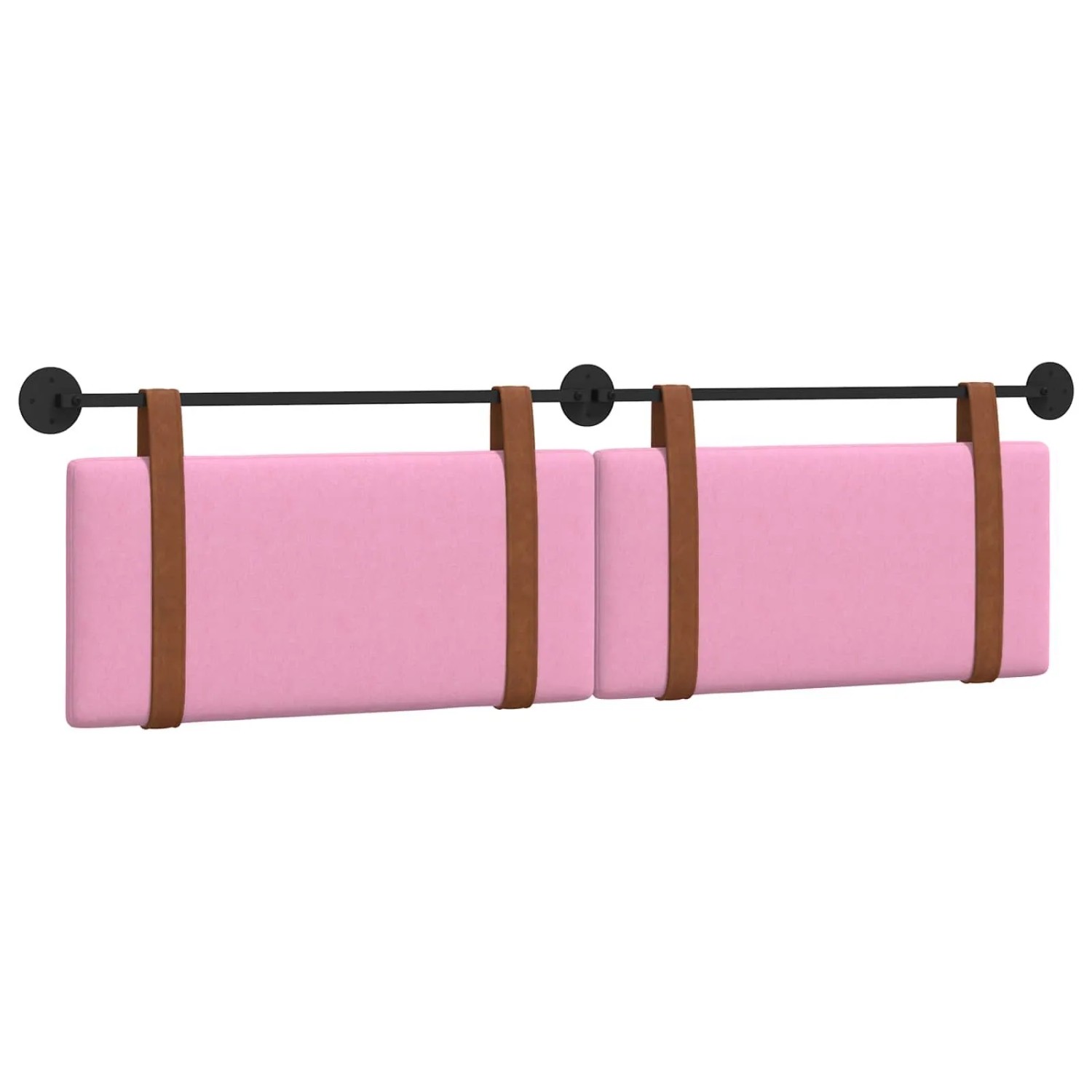 vidaXL Hängevorderseite Wandmontiert Rosa 190 x 55 x 5 cm Antikes PU 42031523