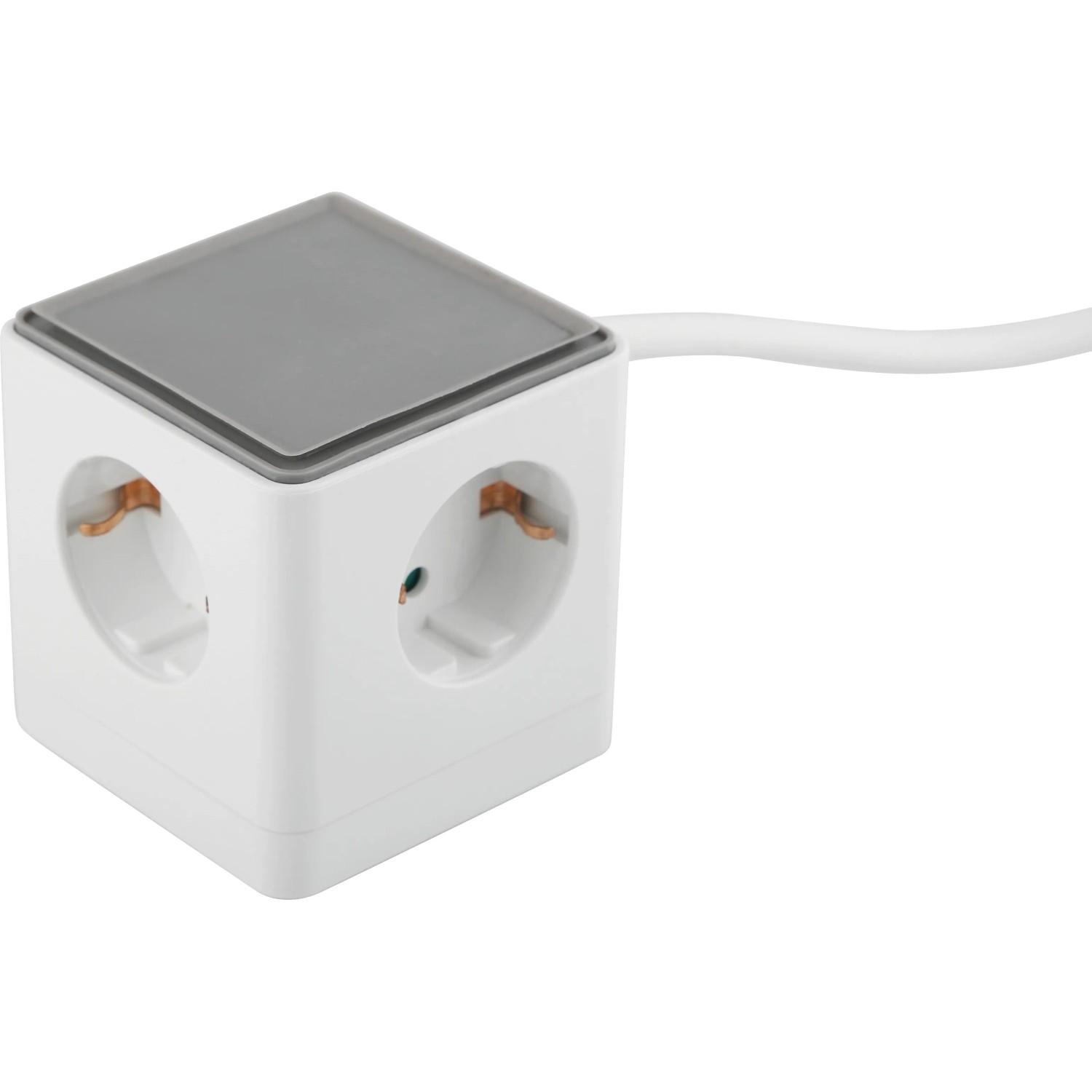 Steckdosenwürfel 6 in 1 mit 2 x USB-C und 1 x USB-A kaufen bei OBI