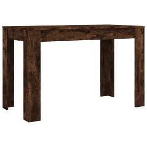 Rechteckiger Esstisch in Räuchereiche-Optik aus Holzwerkstoff, 120x60 cm. Modernes Design für Esszimmer oder Küche.