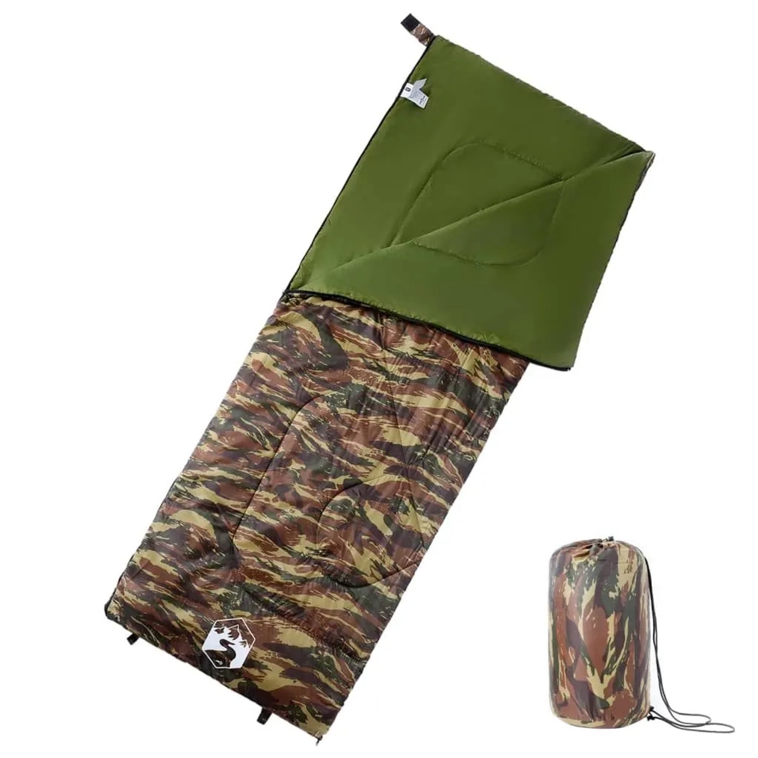 vidaXL Schlafsack für Erwachsene Camping 3 Jahreszeiten 94457