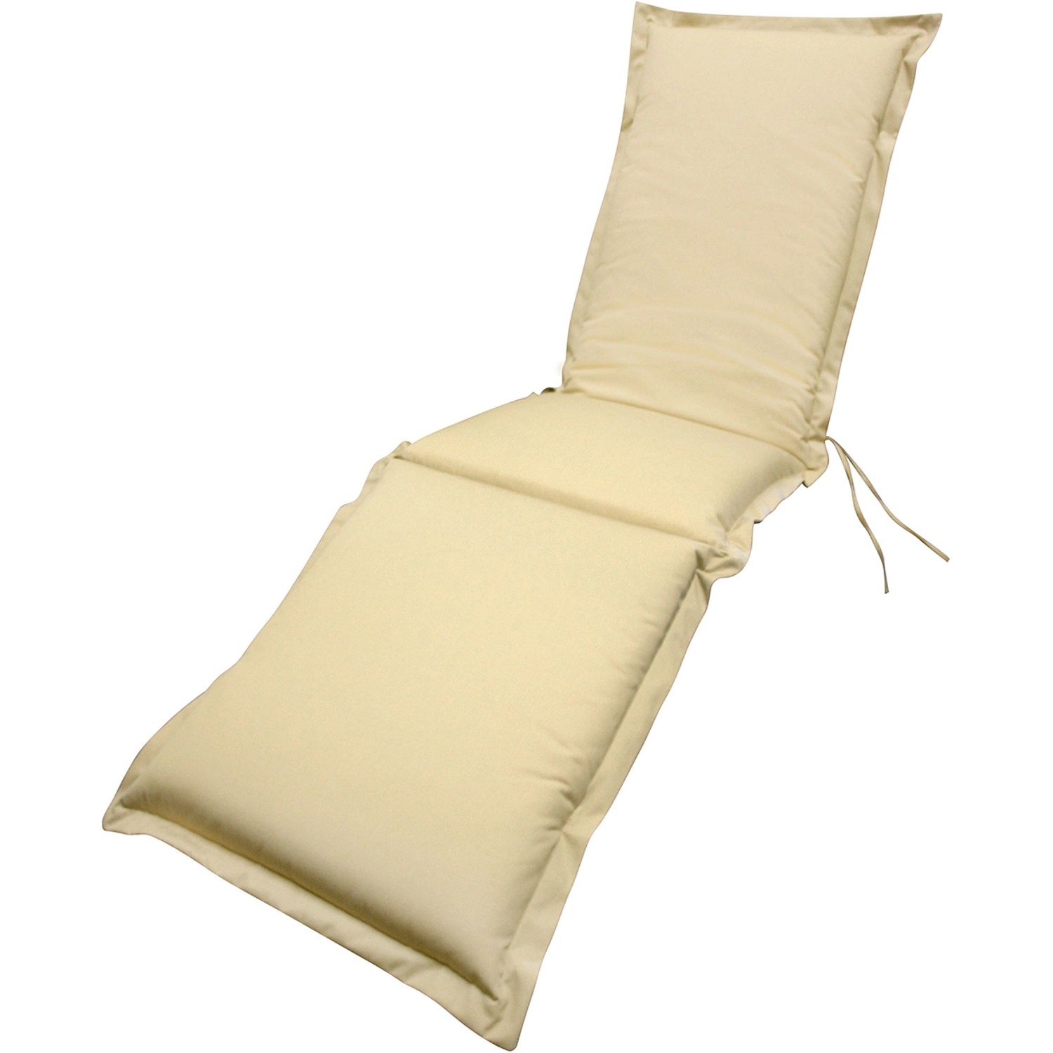 indoba® Polsterauflage Deck Chair Premium 95°C vollwaschbar Beige 190x50 cm