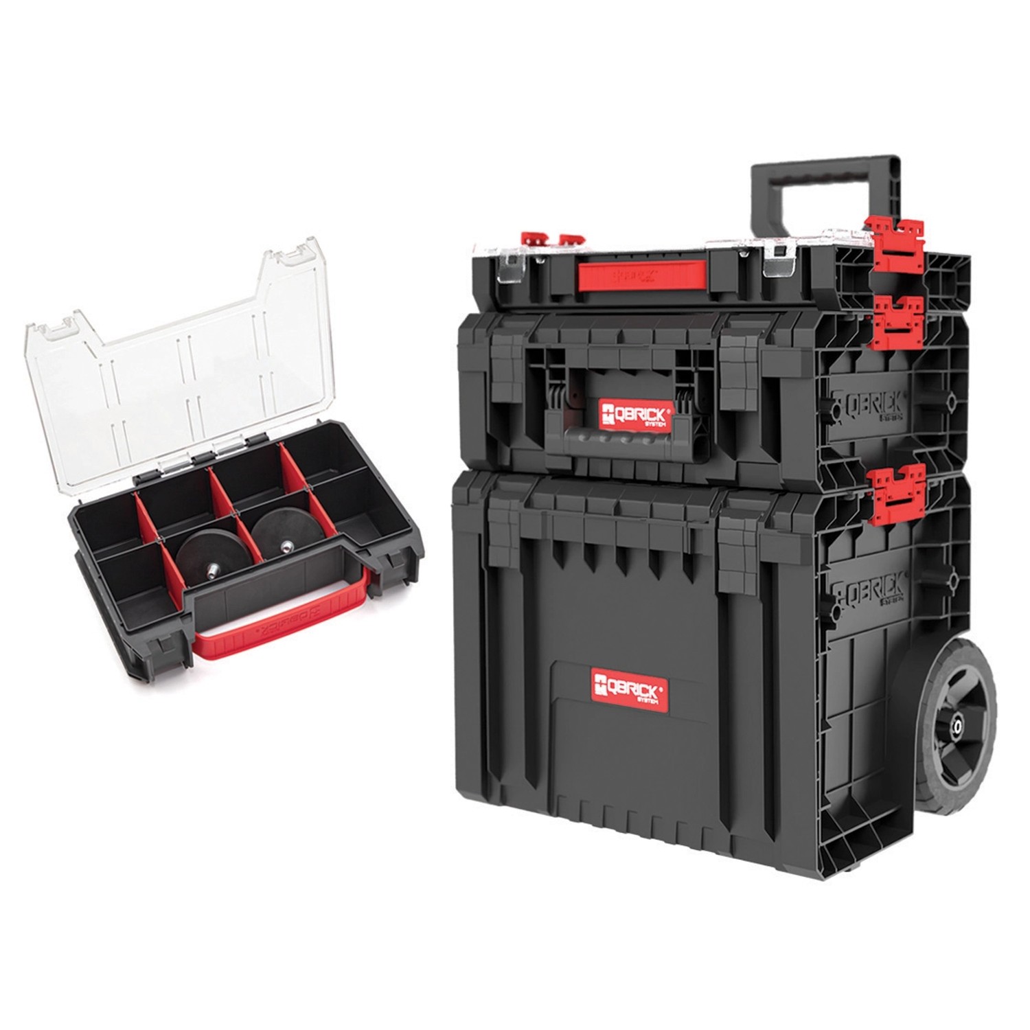 Qbrick System Werkzeug Trolley Set 2 mit Magnet-Set günstig online kaufen