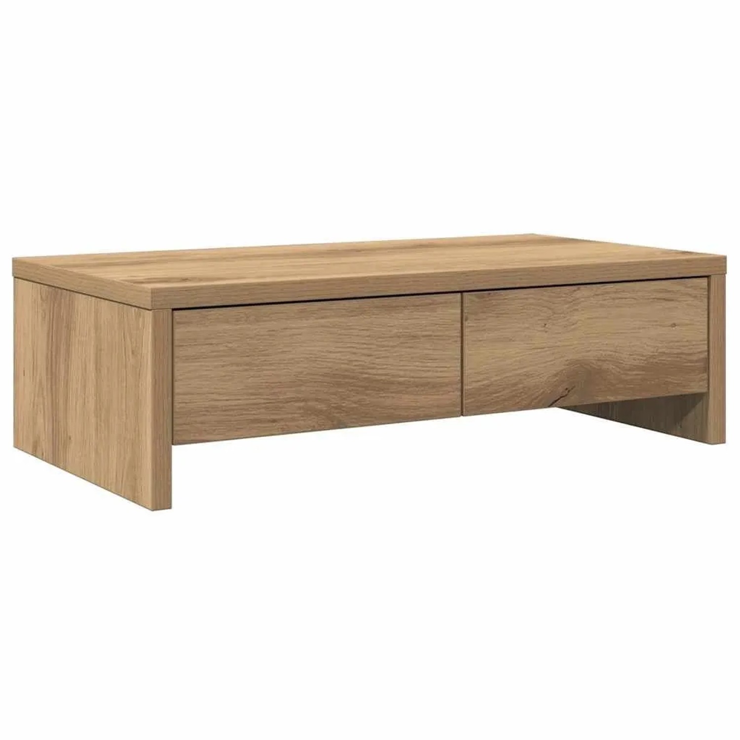 vidaXL Monitorständer mit Schubladen Artisan-Eiche 50x27x15 cm 854669