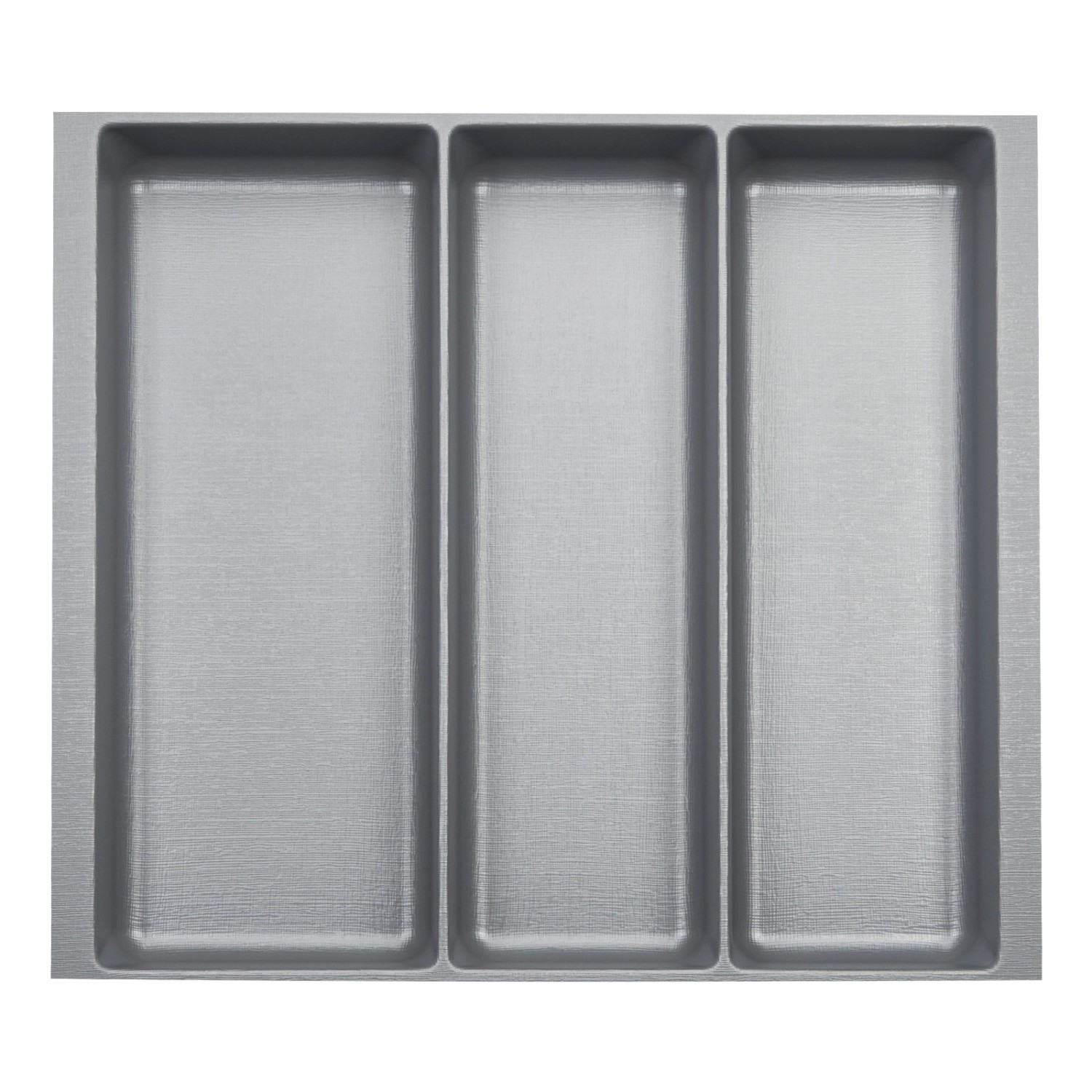 SOTECH ORGA-BOX-2 Multifunktionseinsatz Tiefe 462mm Höhe 50,5mm Für Nobilia Küchen Canvas Struktur Silbergrau 509mm