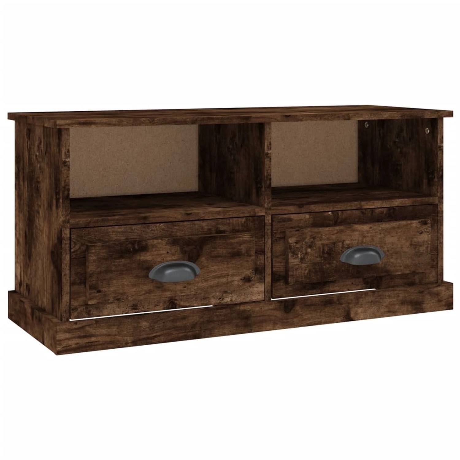 vidaXL TV-Schrank Räuchereiche 93x35,5x45 cm Holzwerkstoff 816469
