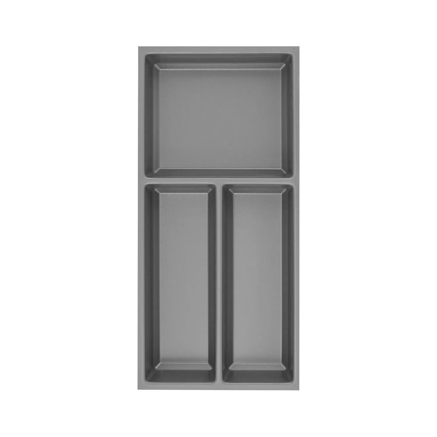 Agoform Besteckeinsatz Sky 220x53x473mm Schubladeneinsatz Kunststoff Schiefergrau