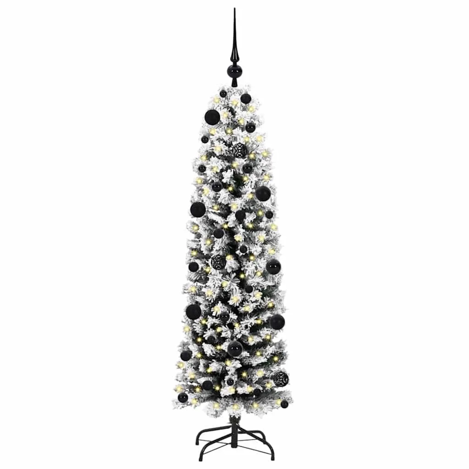 vidaXL Künstlicher Weihnachtsbaum mit 150 LEDs mit Ständer Grün 150 cm 3395006