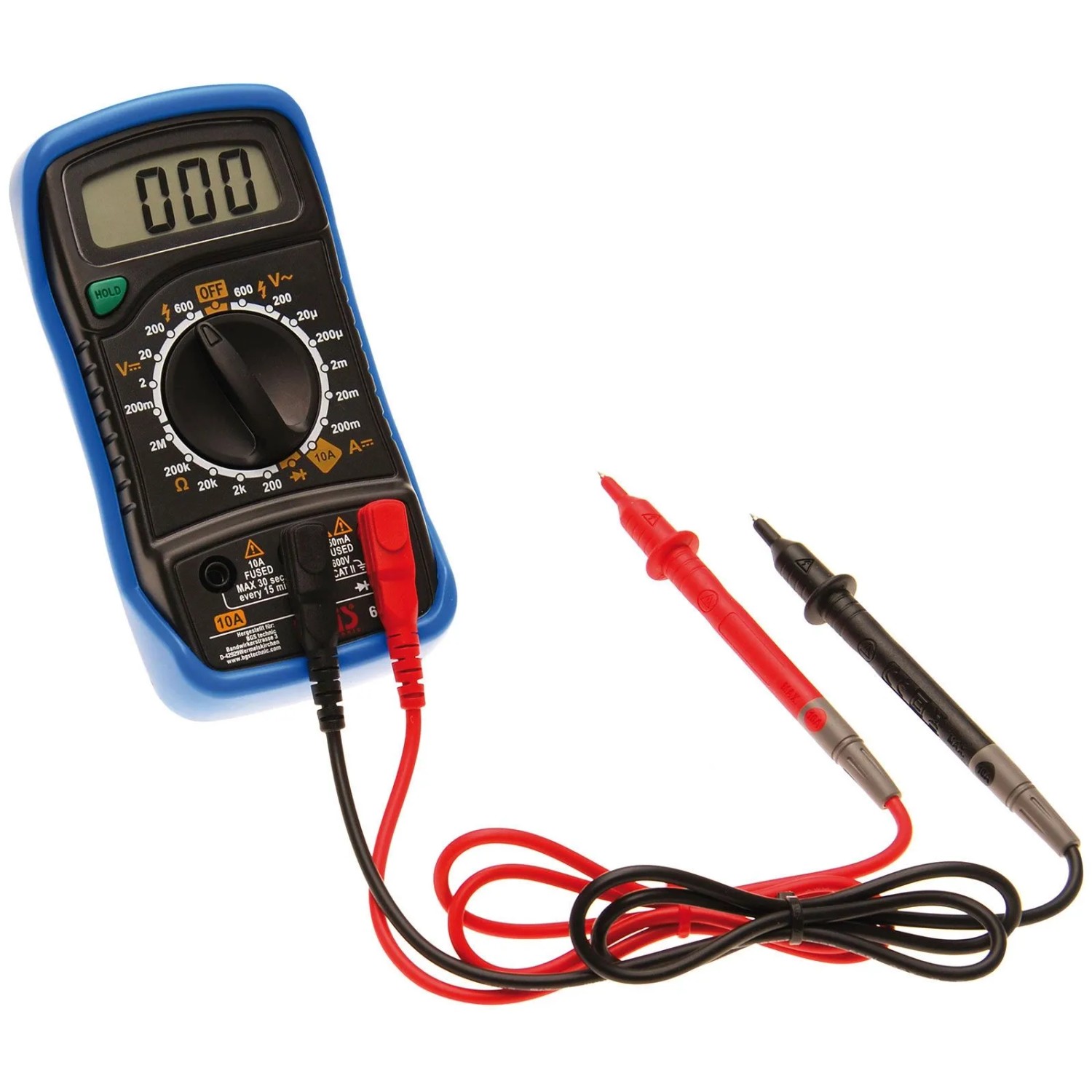 BGS Digital Multimeter 3 1 2 Stellig 63402