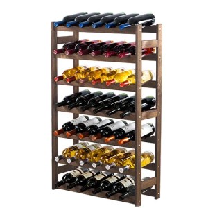 Braunes Kiefernholz Weinregal Pinotwine für 42 Flaschen im OBI Online-Shop.